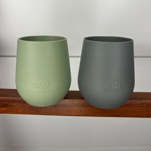 (2) EZPZ Silicone Baby Tiny Cup Set